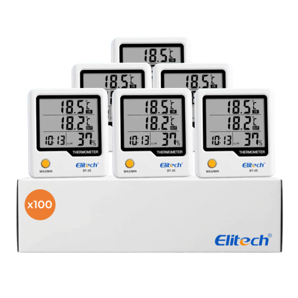 Termohigrómetro Digital Interior/Exterior (Lote 100 Piezas)