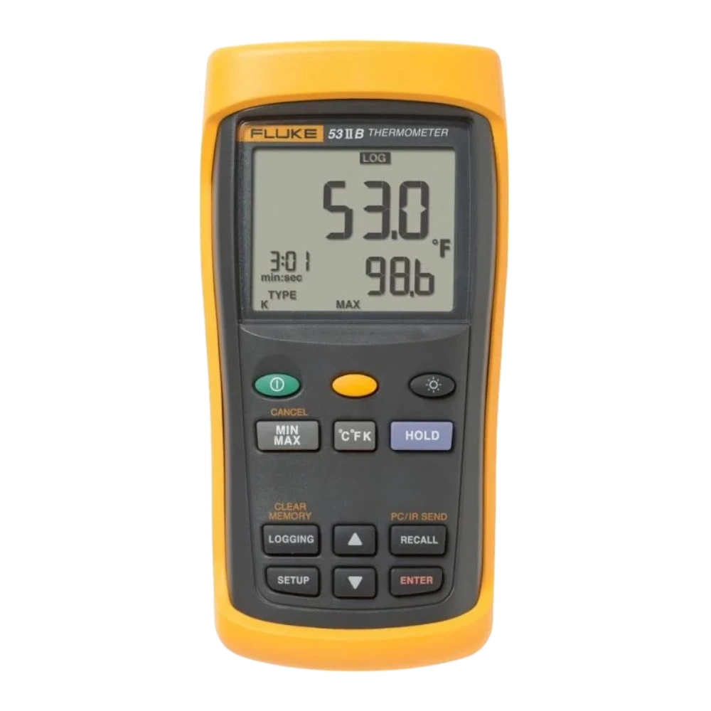 Termometro Digital de 1 Termopar con Registro Fluke 53 II