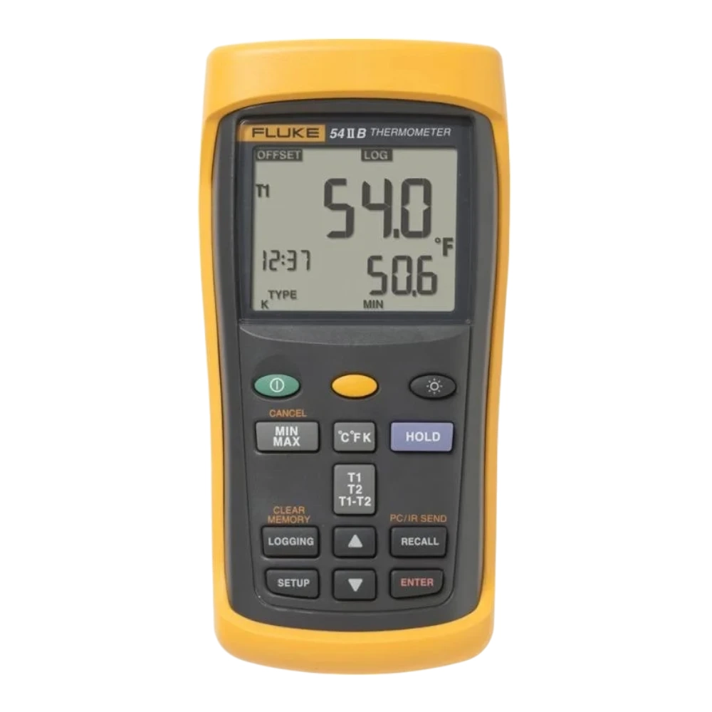 Termometro Digital de 2 Termopares con registro Fluke 54 II