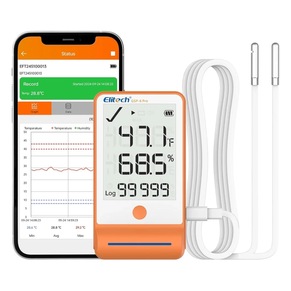 Datalogger de Temperatura y Humedad Bluetooth
