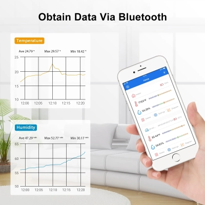 Datalogger Temperatura y Humedad Bluetooth