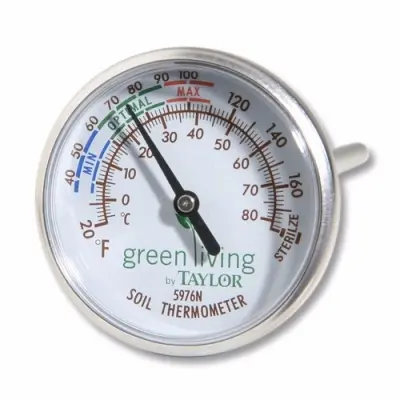 Termometro para prueba de suelo