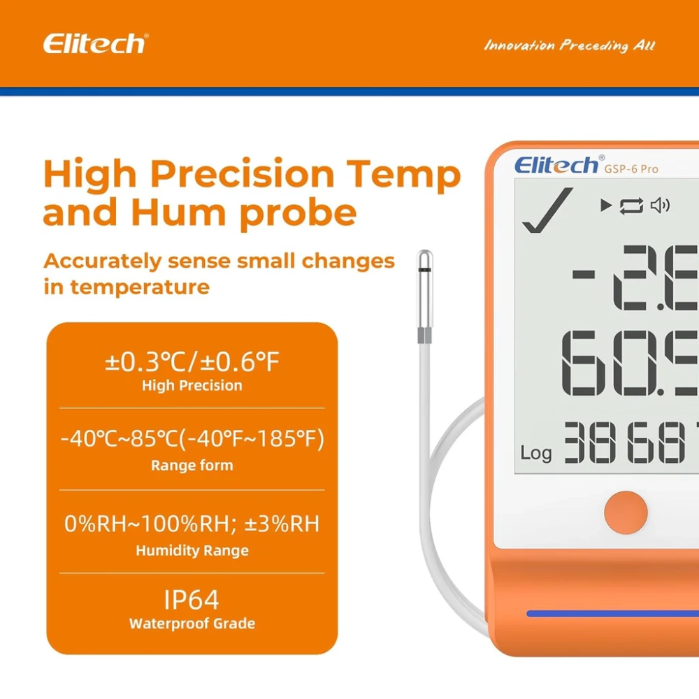 Datalogger de Temperatura y Humedad Bluetooth
