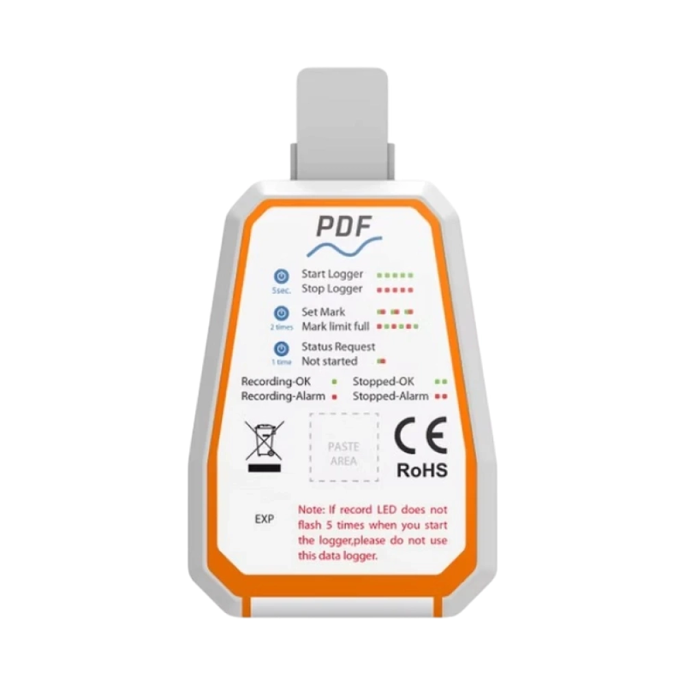 Datalogger de Temperatura Desechable NFC (Lote 50 Piezas)